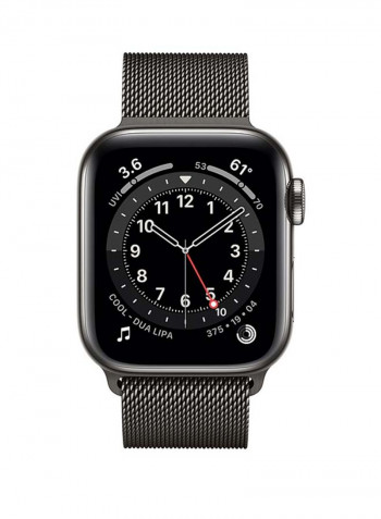 Watch Series 6-40mm (GPS + Cellular) Graphite Stainless Steel Case with Milanese Loop Graphite