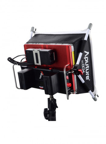 V-Mount Studio Light With Battery Plate And Sheet Black