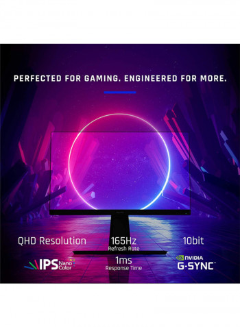 27-Inch QHD IPS Nano Gaming Monitor XG270QG Black