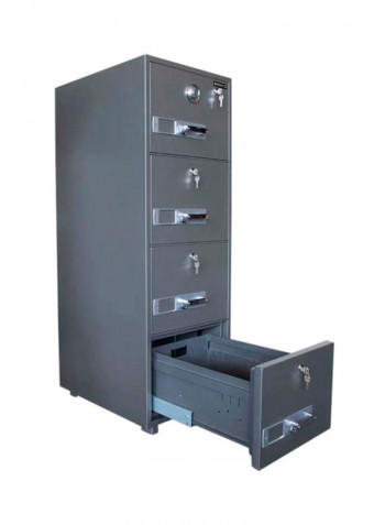 SecurePlus File Cabinet Grey 68x154.9x53centimeter