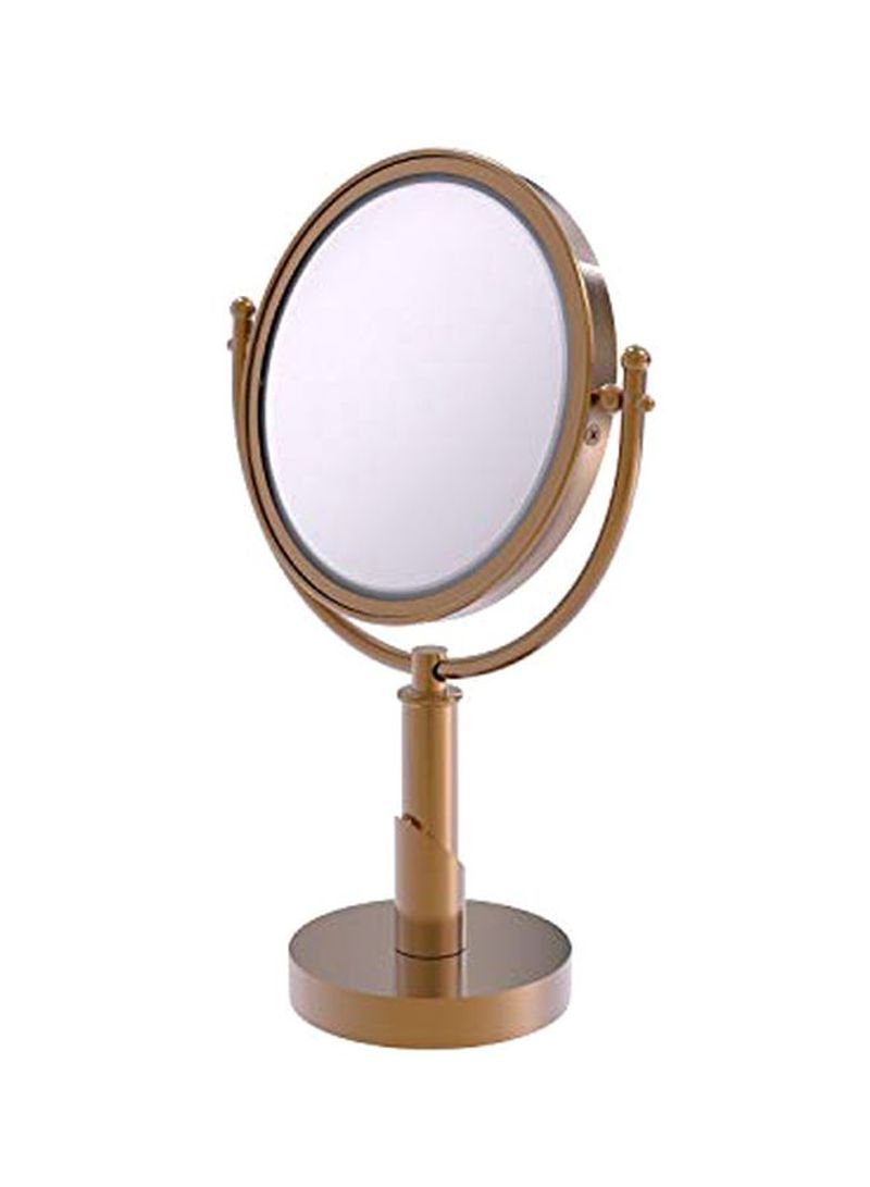 Soho Collection Vanity Mirror Brown 8inch