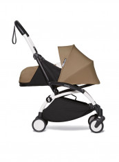 Stroller YOYO² White Frame 0+ Newborn Pack - Toffee