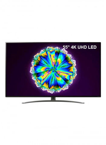 55-Inch NanoCell 8 Series WebOS 4K UHD Smart LED TV (2020) 55NANO86VNA Black/Grey