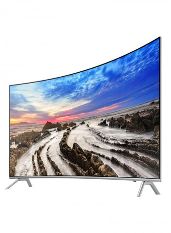 Renewed - 55-Inch Ultra HD Curved Smart TV UA55MU8500 Black