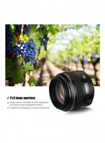 85mm f1.8N  Medium Telephoto Prime Lens For Nikon Black