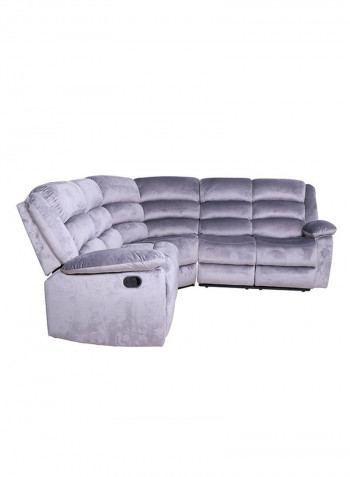 Mossimo Sectional Fabric Corner Recliner Grey 130x98x104cm