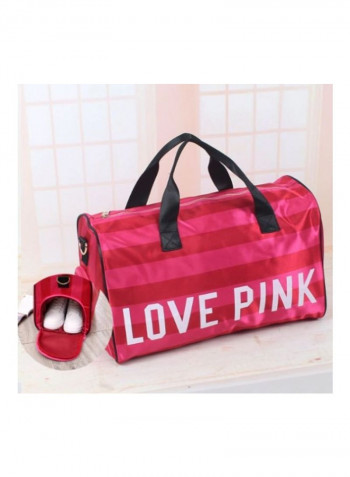 Duffle Bags Pink/Black/White