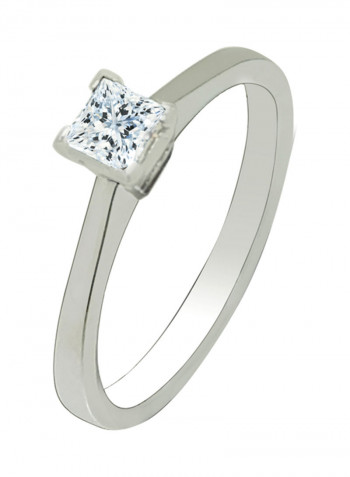 0.30 Ct Diamond Princess Cut Ring