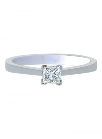 0.30 Ct Diamond Princess Cut Ring