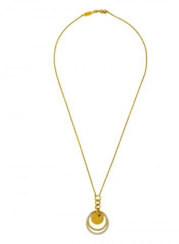 18 Karat Gold Sapphire Necklace