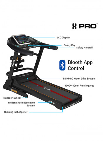 3.0 HP Fitness Treadmill 180 x 86 x 45 cmcm