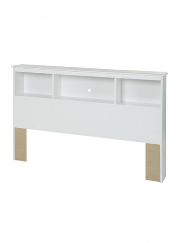 Reevo Full Mates Headboard Bed With Mattress White Super King