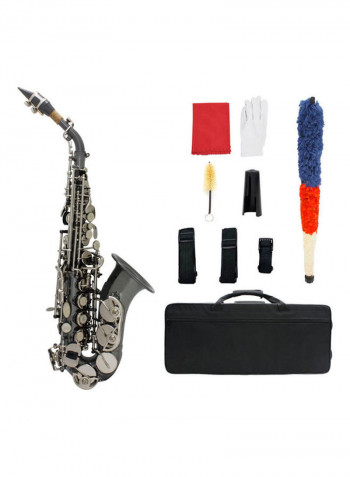 10-Piece Bb Soprano Saxophone And Accessories Set