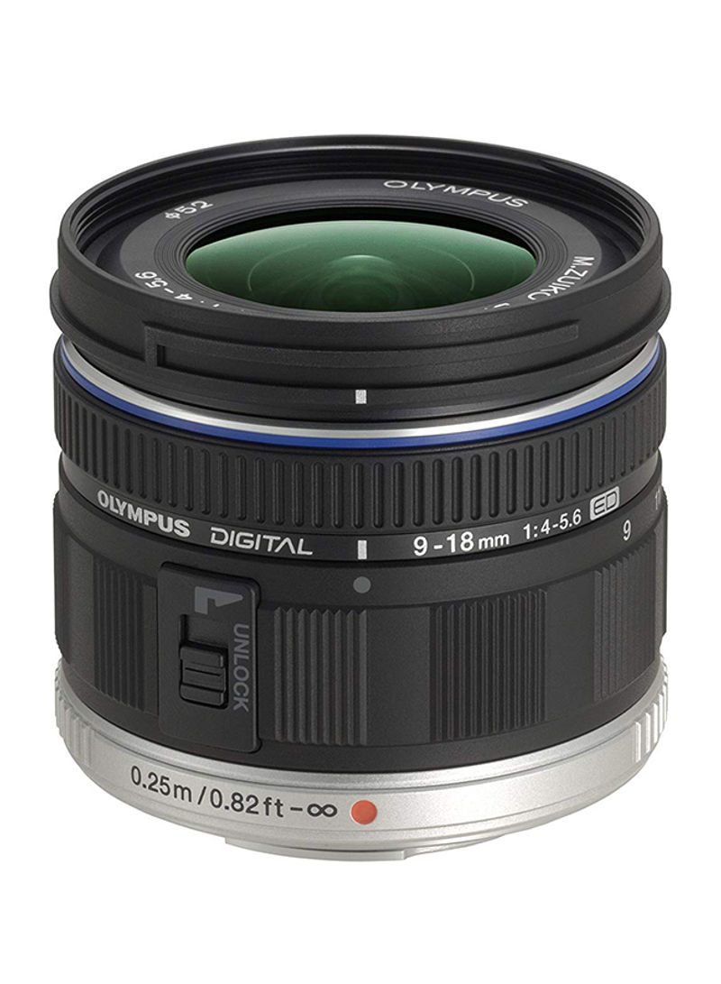 Digital ED 9-18mm f/4-5.6 Lens For Camera Black