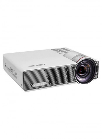 Portable Wireless LED Projector P3B White/Grey