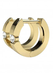 18K Gold Exquisite Design Cermona Diamond Stud Earring