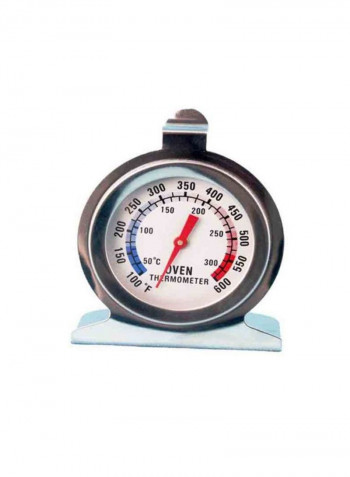 Gauge Dial Oven Thermometer Silver 10x8x4centimeter