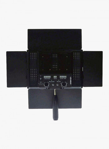Power Dmk-600Ii 3 Pcs Led Video Light Kit For Professional Digital Photo And Video Black