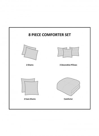 9-Piece Comforter Set Multicolour