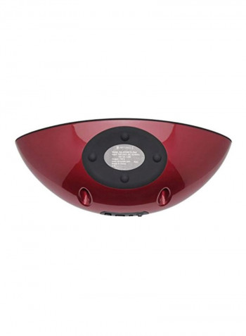 Wireless Bookshelf Stereo Speaker Red/Black