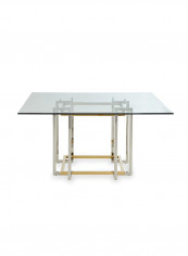 Ella Square Dining Table Multicolour 150 x 75 x 150cm