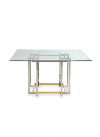 Ella Square Dining Table Multicolour 150 x 75 x 150cm