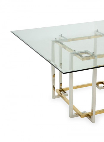 Ella Square Dining Table Multicolour 150 x 75 x 150cm