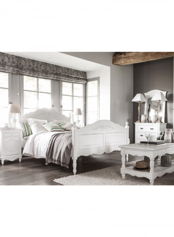 Romance Bed White 180 x 200cm