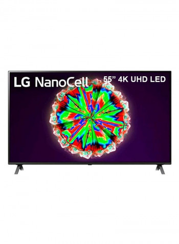 55-Inch  NanoCell 8 Series WebOS 4K UHD Smart LED TV (2020) 55NANO80VNA Black