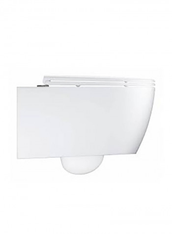 Wall Hung WC Toilet White L 360 x W 470 x H 265millimeter