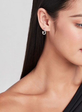 18K Gold Diamond Studded Earrings