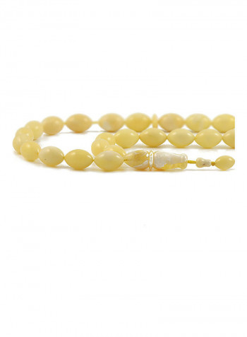 Butterscotch Amber Prayer Beads