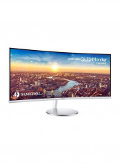 LC34J791WTMXUE 34-inch QLED Thunderbolt 3 Curved Monitor White