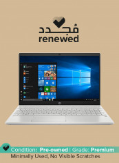 Renewed - Pavilion 15-DY 2020 Laptop With 15.6-Inch Touchscreen Display, Intel Core i5 Processor/10th Gen/8GB RAM/256GB SSD/Intel UHD Graphics With English/Arabic Keyboard Silver