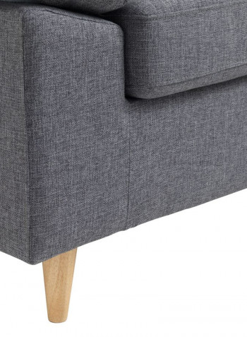 3-Seater Gedved Sofa Bed With Chaise Longue Grey
