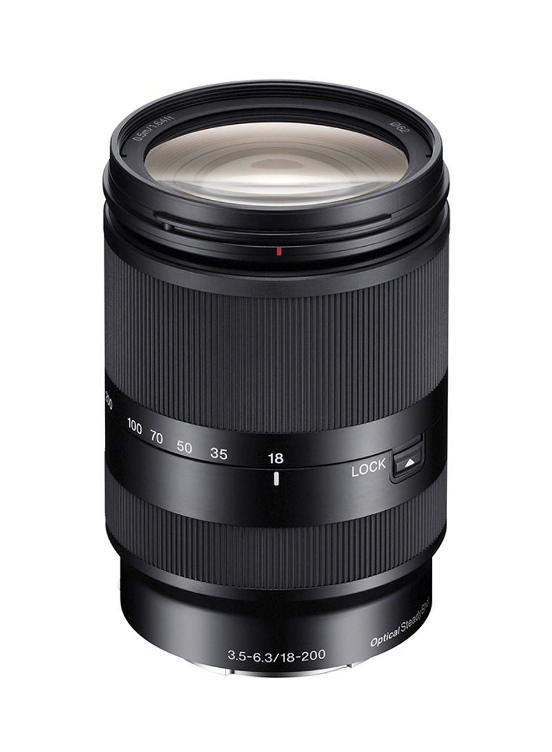 E 200mm f/3.5-6.3 Lens For Sony Black