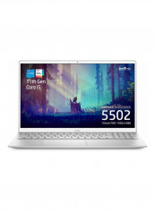 Inspiron 5502 Laptop With 15.6-Inch Display, Core i5 Processor/8GB RAM/256GB SSD/Intel Iris Xe Graphics Silver