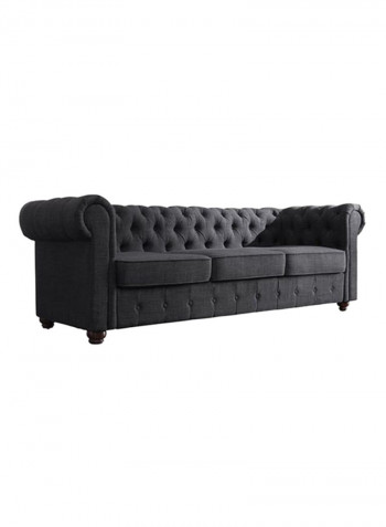 5-Seater Chester Hill Sectional Sofa Set Black