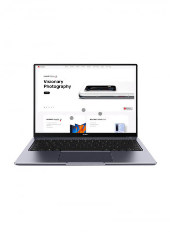 MateBook 14 Ultrabook With 14-Inch Display, AMD Ryzen 5 4600H Processor/8GB RAM/256GB SSD/AMD Radeon Graphics Space Grey
