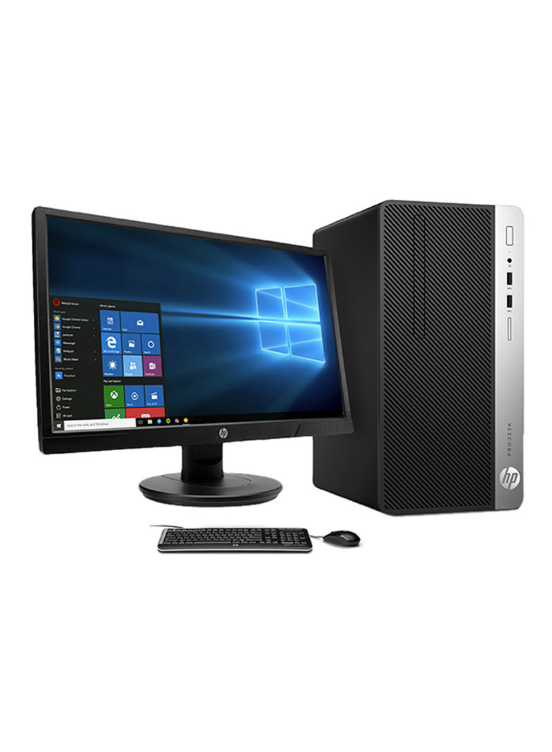 ProDesk 400 G4 Microtower All-In-One Desktop With 18.5-Inch Display, Core i5 Processor/4GB RAM/500GB HDD/Intel HD Graphics 630 Black