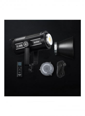 SL200II 200W Photography LED Video Light Black