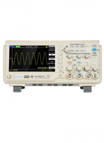 Double Channel Digital Oscilloscope Beige/Grey
