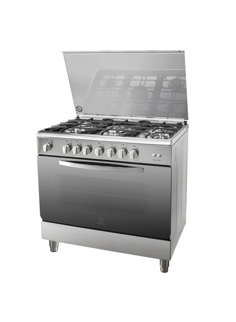 5 Gas Burner Stainless Steel Cooker I95T1CXEX Silver