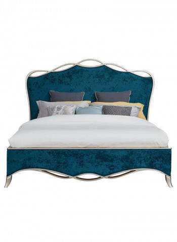 Charlotte King Bed Green 212x213x120cm