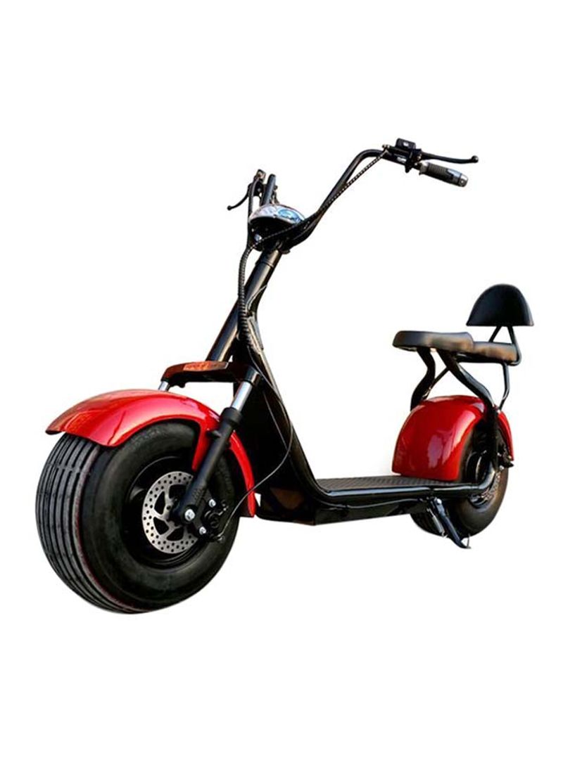 Coco Harly Electric Scooter With Fat Tyre And Double Seat 18 x 9.5inch