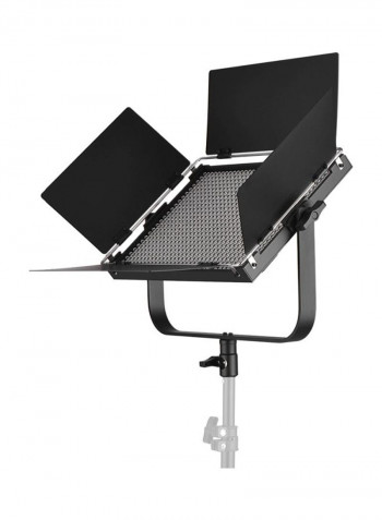 Bi-Colour Dimmable LED Video Light With Remote Control Black