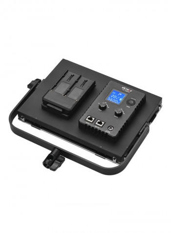Bi-Colour Dimmable LED Video Light With Remote Control Black