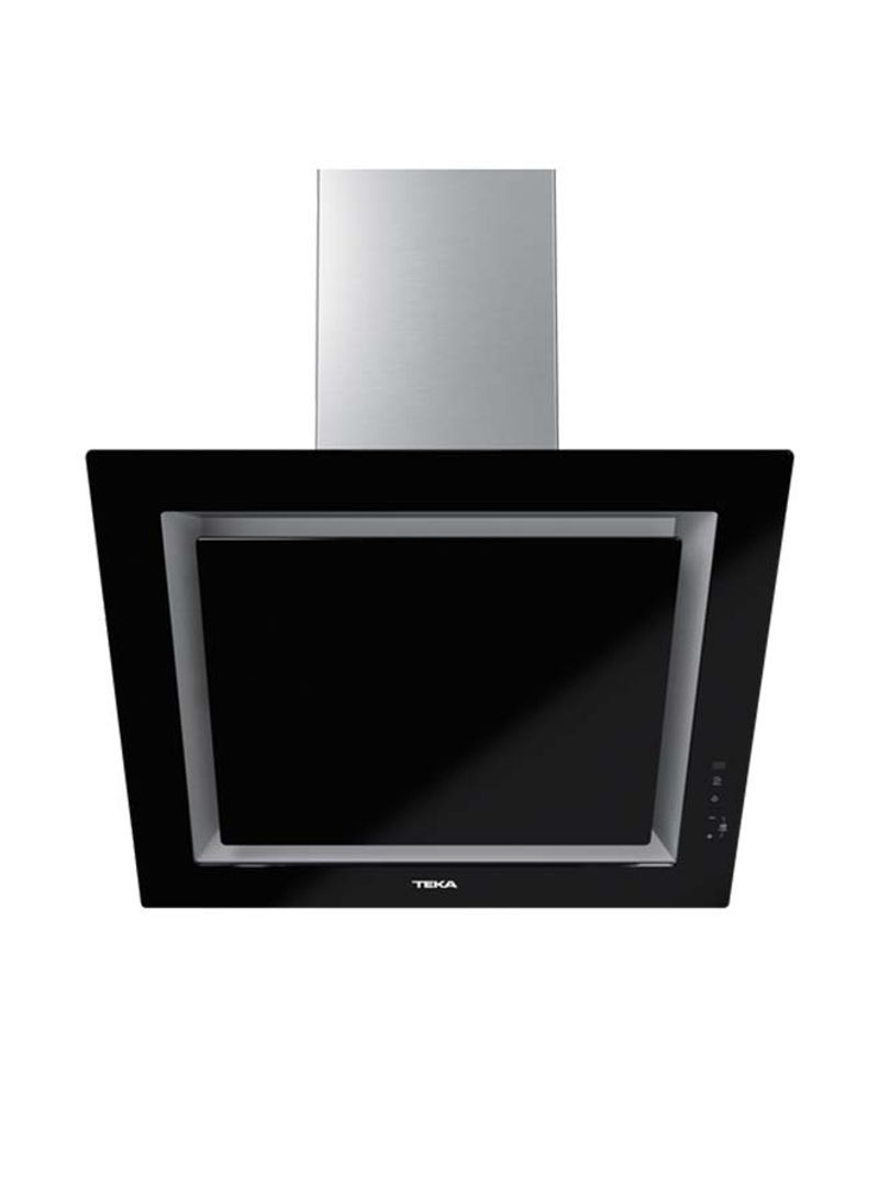 Dlv 68660 Tos Vertical Decorative Hood With Fresh Air Function In 60Cm 112930024 Black Glass