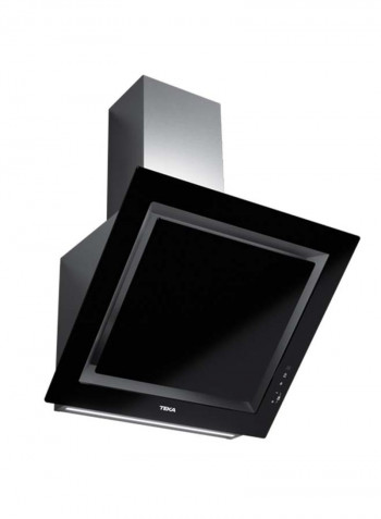 Dlv 68660 Tos Vertical Decorative Hood With Fresh Air Function In 60Cm 112930024 Black Glass