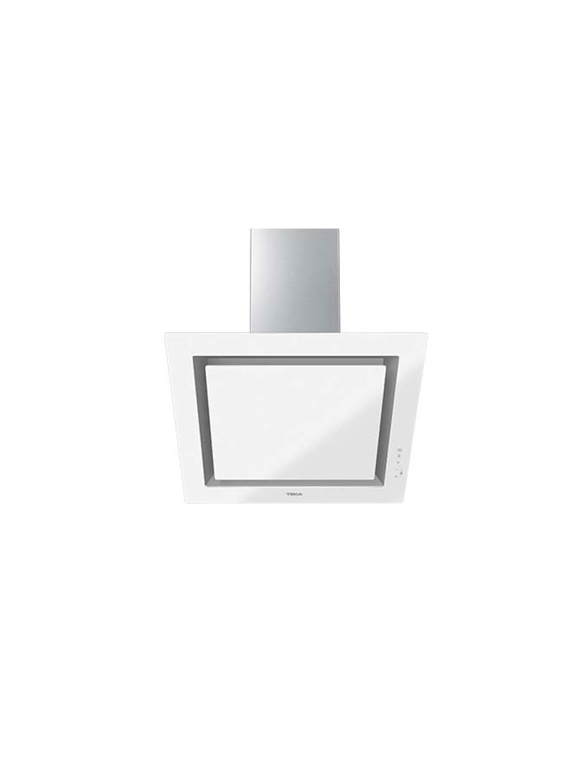 Dlv 68660 Tos Vertical Decorative Hood With Fresh Air Function In 60Cm 112930025 White Glass